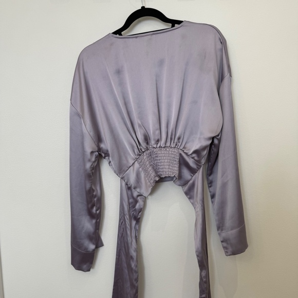 Satin Dynamite blouse women's small - Picture 5 of 5